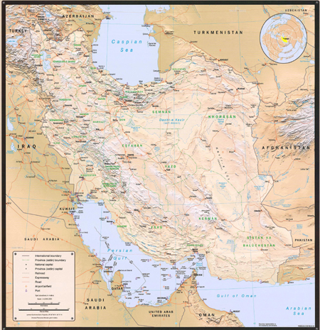 Country Profile Wall Map - 2004