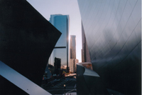 View of Downtown LA from Walt Disney Conert Hall, by QH