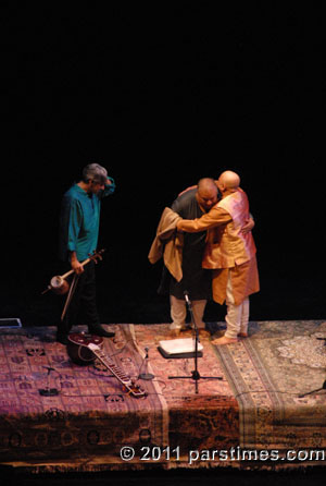 Kayhan Kalhor, Shujaat Husain Khan, Samir Chatterjee  - by QH