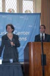 Burkle Center Director Kal Raustiala moderating the Q&A session - UCLA (January 5, 2009) - by QH