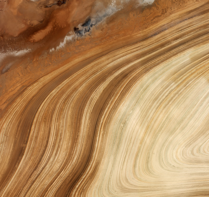 Iran Dasht-e Kavir salt desert -  IKONOS