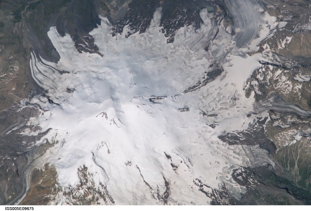 Mount Elbrus - NASA (August 13, 2002)