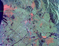 Space Radar Image of Los Angeles, California - NASA JPL (October 3, 1994)