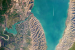 Mingachevir Reservoir, Azerbaijan- June 7, 2010 (NASA)