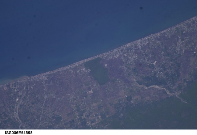 Nasht-e Rud, Caspian Sea - May 2, 2003 (NASA)