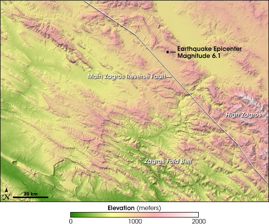 Magnitude 6.1 Earthquake, Silakhor, Iran