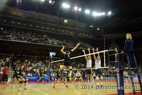 US-Iran volleyball match - USC (August 9, 2014)