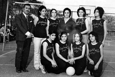 Nursing school volleyball team