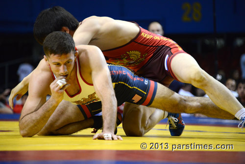 Opan Sat (Russia) vs Coleman Scott (USA) - LA Sports Arena (May 19, 2013) - by QH