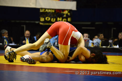 Genevieve Haley (Canada) vs Jessica Medina (USA)- LA Sports Arena (May 19, 2013) - by QH