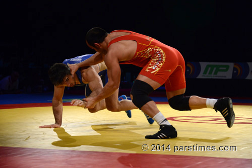 Akhmed Gadzhimagomedov (Russia) vs Ezzatollah Akbari Zarinkolaei (Iran)