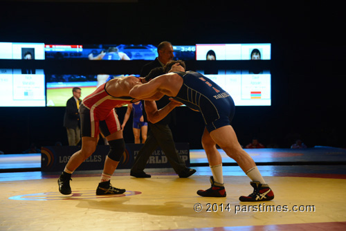 Mostafa Hosseinkhani (Iran) vs Nick Marable (USA) - LA Forum  (March 15, 2014) - by QH