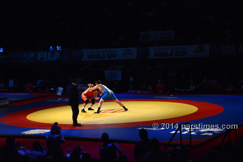 Clayton Foster (USA) vs Ehsan Lashgari (Iran) - LA Forum  (March 15, 2014) - by QH