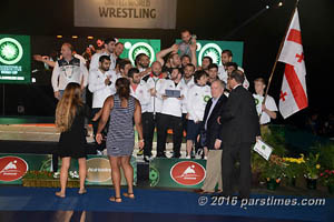 The Georgian National Wrestling Team -FILA World Cup - LA April 12, 2015 - by QH