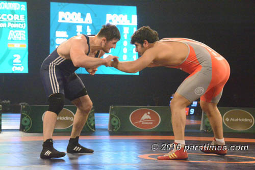 Alexandr Gostiev (Azerbaijan) vs Alireza Karimi (Iran)