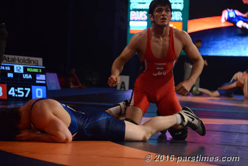 Hassan Yazdani Charati (IRI) vs  Alexander  Dieringer (USA)