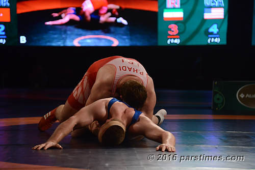 Parviz Basmanj (IRI) vs Jacob Varner (USA)