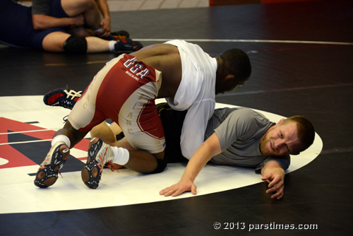 US Wrestling team  praticing  (May 17, 2013) - by QH