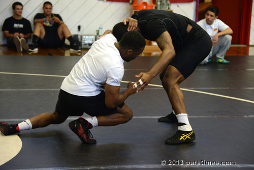 Jordan Burroughs  praticing (May 17, 2013) - by QH