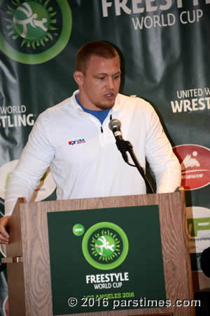 2012 Olympic champion Jake Varner  - LA (June 10, 2016)