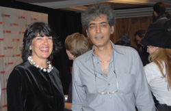 Christiane Amanpour & Qumars Hojjaty - by QH