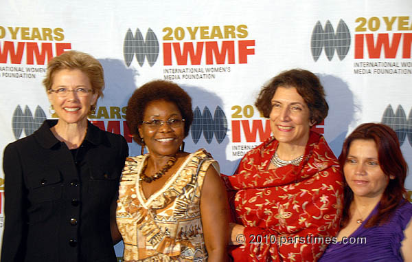 Annette Bening,Vicky Ntetema, Claudia Julieta Duque, Alma Guillermoprieto - Beverly Hills (October 21, 2010), by QH