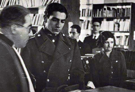 Crown Prince Mohammad Reza Pahlavi & Poet Parvin E'tesami