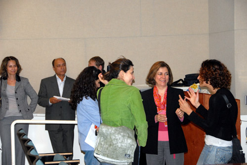 Dr. Nayereh Tohidi talks to the attendees (May 22, 2007) - by QH